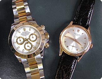 Rolex and Patek Phillipe Wristwatches